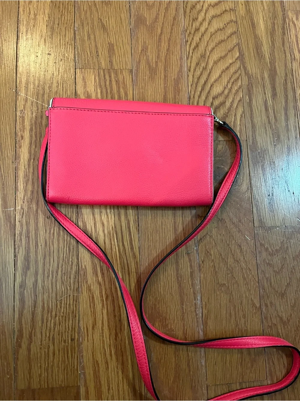 Kate Spade Natalie Wesley Envelope crossbody bag in vibrant pink